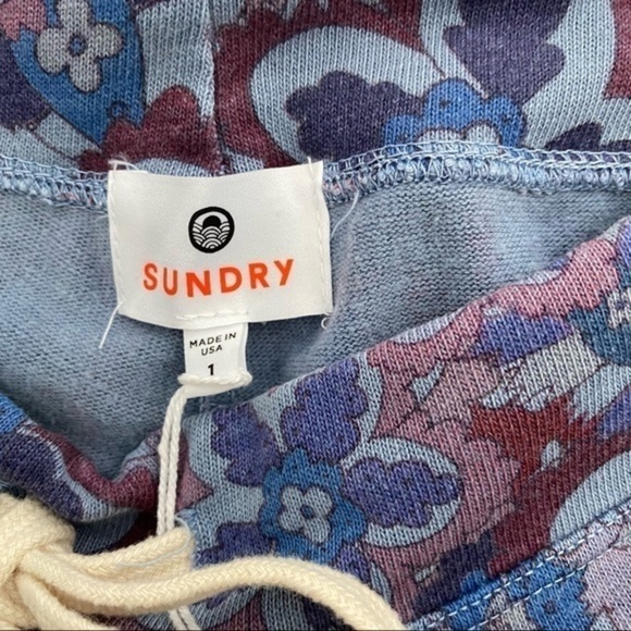 NWT Anthro Sundry Paisley Joggers Sweatpants - Size: 1 = Small - Picture 8 of 9